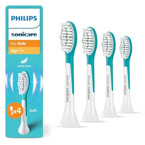 Oferta ograniczona: Philips Sonicare For Kids, oryginalne wymienne główki szczoteczki dla dzieci w wieku od 7 lat, 4 sztuki w opakowaniu, HX6044/90, Nowy z 85.00 EUR na 85.00 EUR (znizka 0%)