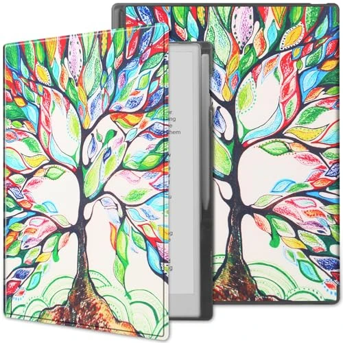 HoYiXi Case for reMarkable Paper Pro 11.8” (2024 Released),Lightweight and Hard Back Shell Protective Book Folio Cover, fit reMarkable paper tablet with 11.8” color display，Auto Sleep/Wake,Tree