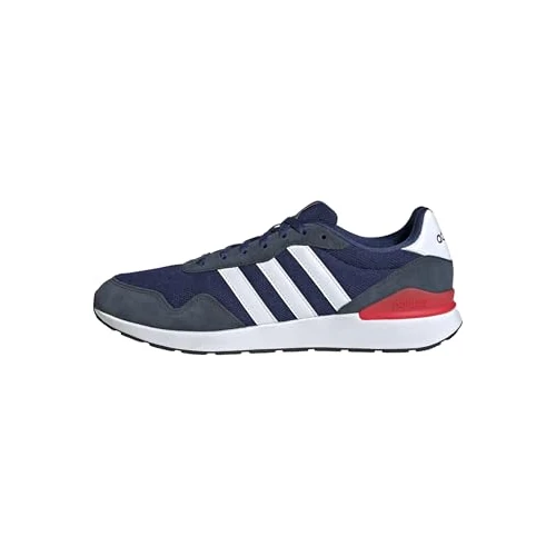 adidas Hombre Run 60s 4.0 Shoes, Dark Blue/Cloud White/Aurora Ink, 44 2/3 EU
