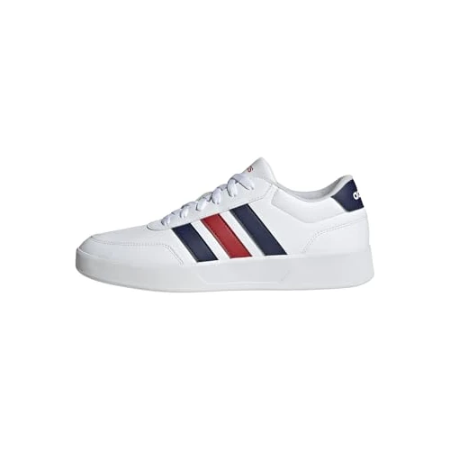 Offerta a tempo: adidas Uomo Breaknet 3.0 Shoes, Ftwr White Dark Blue Better Scarlet, 42 2/3 EU - 13% da 52.90 € a 46.25 €