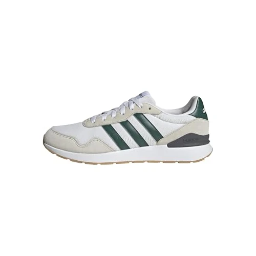 Offerta a tempo: adidas Uomo Run 60S 4.0 Shoes, Ftwr White/Collegiate Green/Grey One, 41 1/3 EU - 25% da 60.00 € a 44.95 €