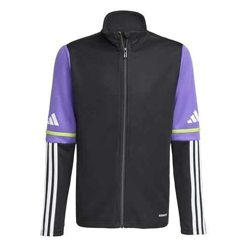 Limited-time offer: adidas Unisex Kids SQUADRA25 TRAINING JACKET KIDS, black/purple rush, 9-10 Years from 21.99 GBP to 21.99 GBP (save 0%)