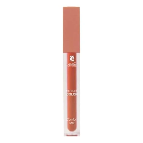 BioNike Defence Color - Comfort Mat Rossetto Matte Lunga Durata Opaco, Colore Pieno e Intenso Fino a 8h, Formula con Mix di Olii e Cere Vegetali, N. 701 NUDE PARFAIT, 3.5 ml