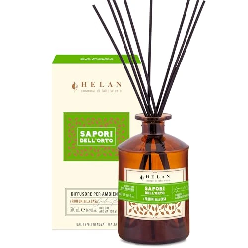 Oferta limitada: Helan Sapori dell'Orto - Perfumador de Ambiente, Perfume de Ambiente con Notas Aromáticas y Verdes Varillas Difusoras - Ideas para Regalar Desodorante y Perfume de Ambiente, 500 ml - Made in Italy de 48.00 EUR a 48.00 EUR (ahorro 0%)
