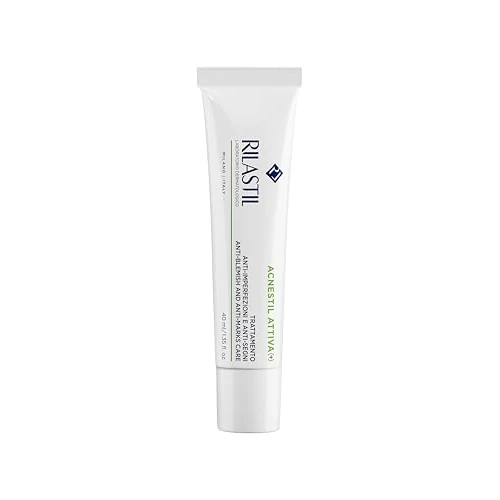 Rilastil Acnestil Aktywny krem +, środek przeciw niedoskonałościom skóry mieszanej, tłustej i trądzikowej, 40 ml