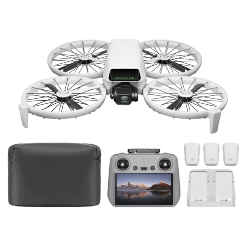 Limited offer: DJI Flip Fly More Combo With RC 2 Screen Remote Controller, Drone With 4K UHD Camera for Adults, Palm Takeoff, Auto Return, Intelligent Flight, 3 Batteries for 93-Min Flight Time from 789.00 EUR to 636.00 EUR (save 19%)