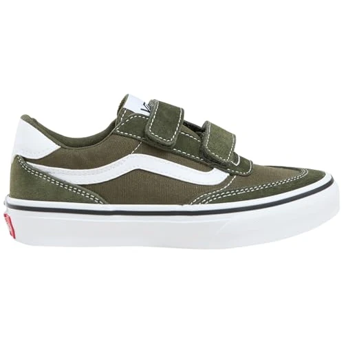 Limited-time offer: Vans Unisex Kids Brooklyn LS V Sneaker,Leaf White, 3.5 UK Child from 37.00 GBP to 26.08 GBP (save 30%)