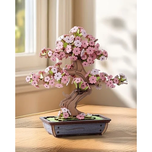 Offre limitee: Rolife Puzzle 3D Sakura et Pin Éternel Bonsai Kits de Modèles Puzzle en Bois pour Adultes à Construire Décoration Intérieure Cadeaux Créatifs pour Adultes et Enfants (Bonsaï Sakura) de 18.95 EUR a 18.95 EUR (economie 0%)