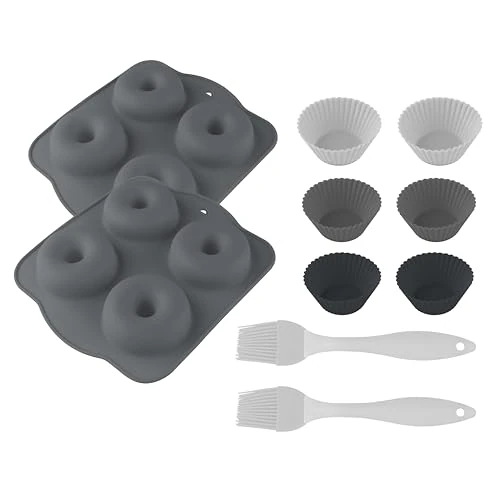 Offerta a tempo: Cecotec Cestino Per Friggitrice Ad Aria In Silicone Cecofry Sweetbake Pack Accessories. Alta Qualità, Privi Di Bpa, Pennelli In Silicone, Compatibili Con Friggitrici Ad Aria Da 6-8L, Antiaderente - 47% da 14.90 € a 7.90 €