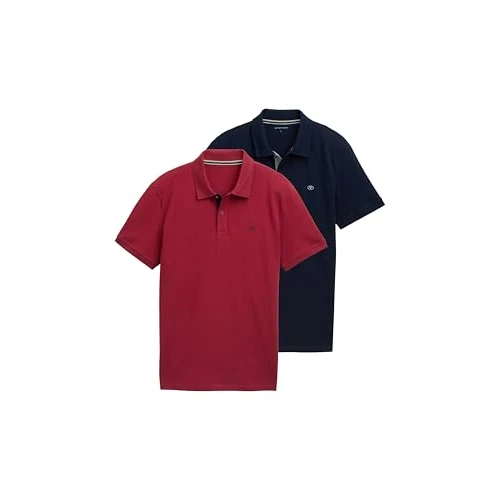 Tijdelijke aanbieding: TOM TAILOR Poloshirt voor heren, 35930 - Deep Red, M van 29.61 € naar 29.61 € (0.00% korting)