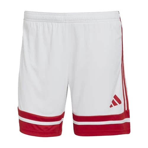 Tijdelijke aanbieding: adidas dames Squadra25 Short Shorts, white/team power red 2, XXS van 23.00 € naar 23.00 € (0.00% korting)