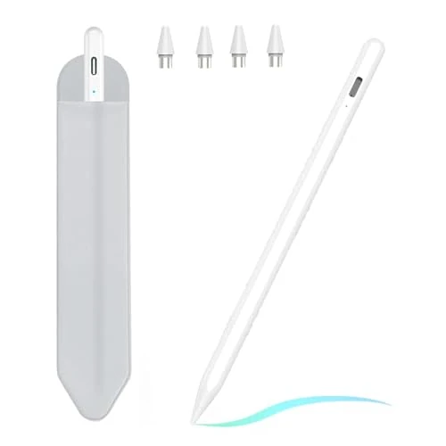 Stylus Pen for Android,Tablet Pencil for Samsung/Huawei/Lenovo/Mi Tablets & iPhone and Other Android Smartphone and pad Devices,Universal stylus with High Precision &Tilt Sensitivity (White)