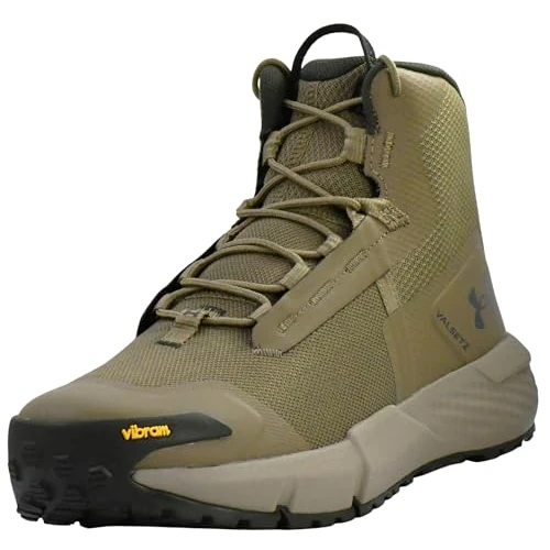 Limited-time offer: Under Armour Men's Charged Valsetz Mid, Lightweight Men's Boots with Pull Loops for Easy On-Off, Outdoor Boots with Shock-Absorbing Footbeds,Bayou / Timberwolf Taupe / Baroque Green,9 from 125.00 GBP to 74.97 GBP (save 40%)