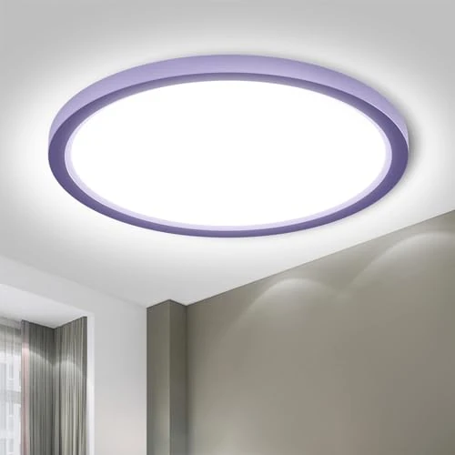 Offerta a tempo: LQWELL® Plafoniera Lampada da soffitto a LED, Lampada da bagno impermeabile IP44 Rotonda Piatta 23W 6000K 2600LM Sottile per Soggiorno Bagno Camera da letto Cucina Seminterrato Ufficio, 300 * 25mm - 90.01% da 89.99 € a 8.99 €