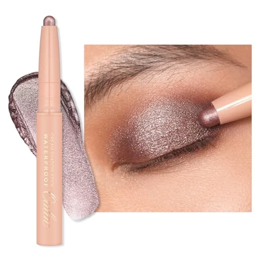 Tijdelijke aanbieding: Oulac Oogschaduw taupe waterdicht, draaibare oogschaduwstift houdt 24 uur+, metallic afwerking, veganistisch 3,6 g (17) Hollywood Dream van 8.51 € naar 8.51 € (0.00% korting)