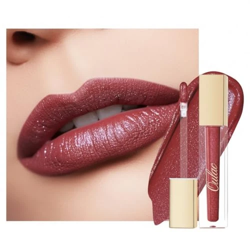 Offerta a tempo: Oulac Rossetto Lunga Durata Opaco, Liquido Lucido Rossetti, Tinta Labbra a Lunga Tenuta, Naturale, Indelebile, Impermeabile, Colori Intensi, No Transfer, Nutriente, Vegano, 4.5ml, MS07 - 43% da 9.99 € a 5.69 €