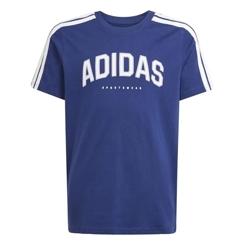Oferta limitada: adidas Unisex - Bambini e Ragazzi Codes Collegiate Graphic T-Shirt, Dark Blue, 9-10 Years de 20.00 € a 17.90 € (ahorro 11%)