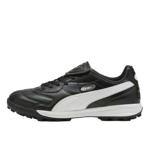 Offerta a tempo: PUMA Scarpe da Calcio Unisex King Liga TT, Puma Nero PUMA Bianco PUMA Argento, 40 EU - 48% da 99.95 € a 52.12 €