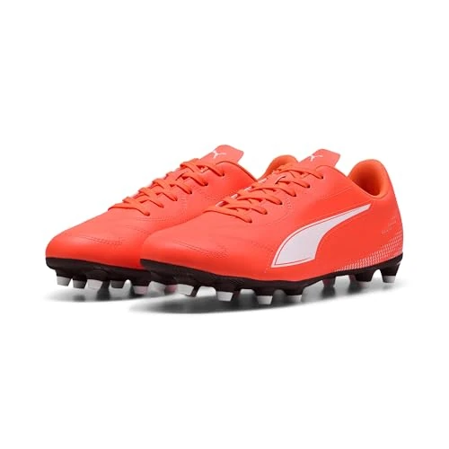 Offre limitée : Puma Chaussures de Football Vitoria II FG/AG, Puma Rouge Lumineuse Blanche, 39 EU de 38.99 € à 38.99 € (0.00% de remise)