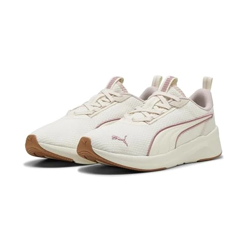 Puma Damen Softride Harli WNS Road Running Shoe, Warmes Weiß, Mauve Mist Poised Pink, 37.5 EU