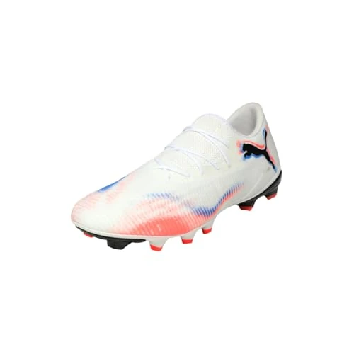 Limitiertes Angebot: Puma Unisex Future 8 Match Low Fg/AgSoccer Shoe, Puma Weiß, Puma Schwarz, leuchtendes Rot, 44.5 EU von 84.95 EUR auf 42.80 EUR (Spare 50%)