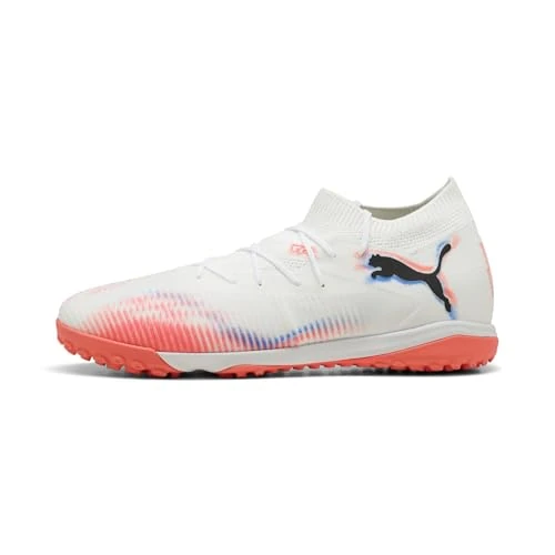 Limited-time offer: Puma Unisex Future 8 Match Turf Football Boots, Puma White-Puma Black-Glowing Red, 5.5 UK from 75.00 £ to 58.75 £ (save 22%)