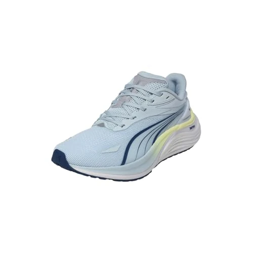 PUMA Damskie buty do biegania szosowego Electrify Nitro 4 WN, szkło morskie - ciemny indygo szary Echo, 40 EU, Morskie szkło ciemne indygo szare Echo, 42.5 EU
