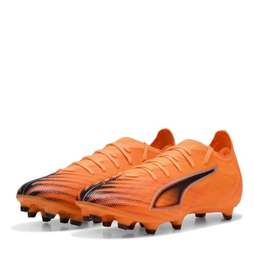 Oferta limitada: Puma Ultra 6 Match FG/AG - Tenis de fútbol Unisex, Heat Fire Puma Negro Rojo Brillante, 46 EU de 84.95 € a 26.10 € (ahorro 69%)