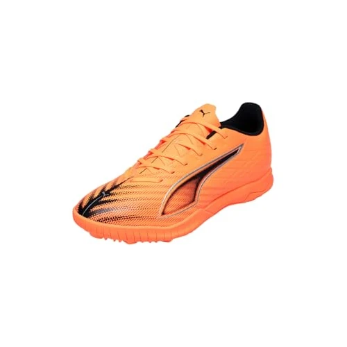 PUMA Buty piłkarskie uniseks Ultra 6 Play Tt, Heat Fire PUMA czarny świecący czerwony, 44.5 EU