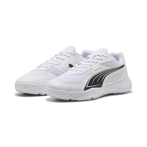 Offerta a tempo: PUMA Scarpe Sportive da Indoor Solarflash III per Ragazzi 34.5, White Black - 0.00% da 55.00 € a 55.00 €