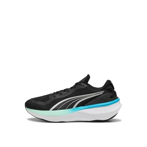 PUMA Unisex Scend Pro 2 buty do biegania szosowego, Puma Czarna mięta Melt Speed Blue, 37 EU