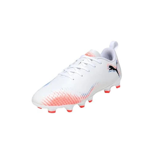 Offerta a tempo: Puma Future 8 Play Fg/AG JrSoccer - Scarpe Unisex per Bambini, Heat Fire Puma Black Ravish, 30 EU - 30% da 49.95 € a 34.99 €
