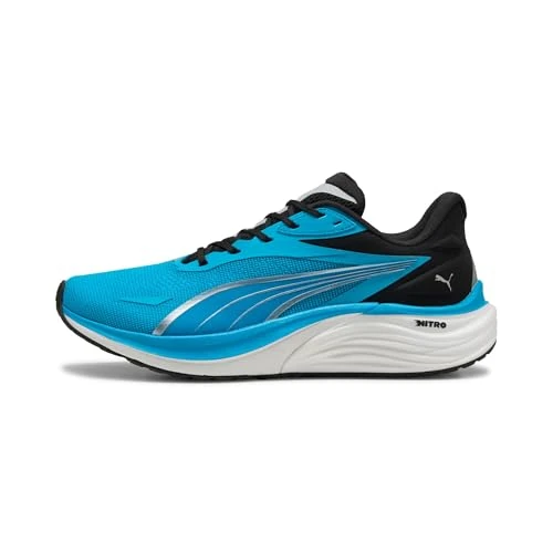 Puma Herren Electrify Nitro 4Road Laufschuh, Speed Blue Puma schwarz, 40 EU