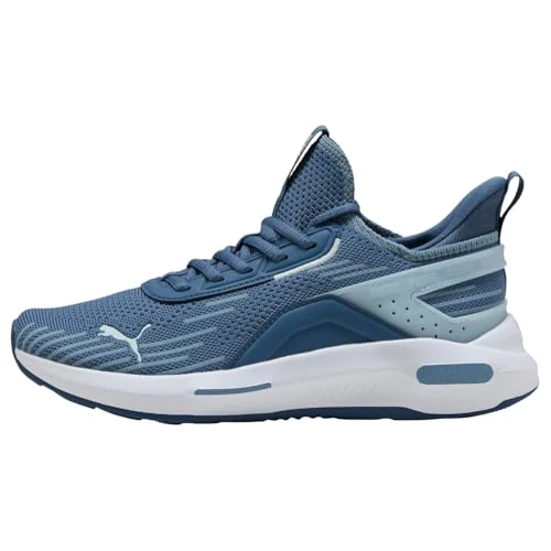 Puma Softride Enzo 5 Hype Chaussures de Course sur Route Unisexes, Indigo foncé Bleu Froid pétillant Clair, 42 EU