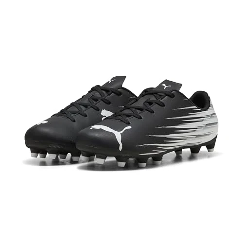 Offerta a tempo: Puma Attacanto II Fg/AG Jr - Scarpe da Calcio Unisex per Bambini, Nero (Puma Black), Bianco (Puma White), 28 EU - 39% da 39.95 € a 24.50 €