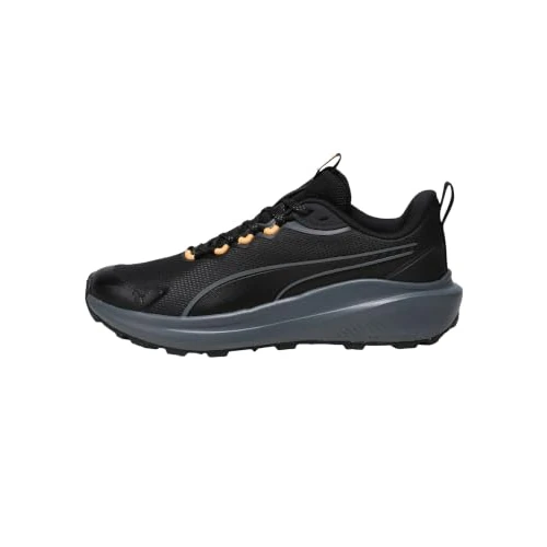 Zeitlich begrenztes Angebot: Puma Skyrocket Lite Trail Adult Unisex Straßen-Laufschuh, Black-Heat FIRE, 36 von 27.97 € auf 27.97 € (0.00% Rabatt)