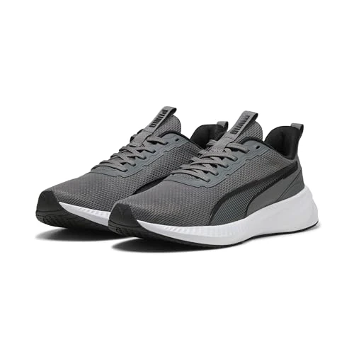 Puma Flyer Lite 3Road - Tenis Unisex para Correr, Cool Dark Gray Puma Black Puma White, 35.5 EU