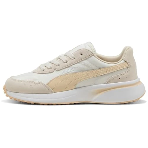 Puma Tenis R78 Glance para Mujer, Lona Blanca cálida Puma White, 38 EU