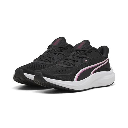 PUMA Unisex Skyrocket LITE 2 buty do biegania szosowego, czarno-jagodowe biało-różowe piksele, 44 EU, Puma Czarna jagoda PUMA biały różowy piksel, 44 EU