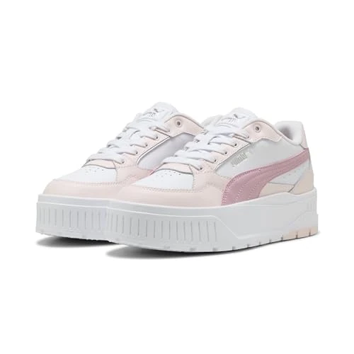 Offerta a tempo: Puma Karmen II IdolSneaker Donna, Puma Fiore di Gelsomino Rosa in bilico Bianco, 40.5 EU - 52% da 79.95 € a 38.00 €