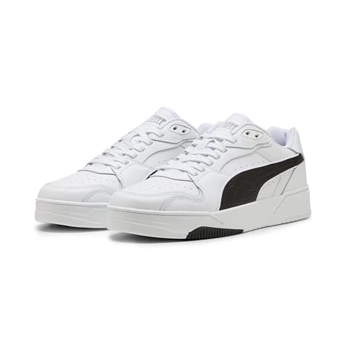 Zeitlich begrenztes Angebot: PUMA RBD Break Low Unisex-Sneaker, Weiß/Schwarz, 4.5 UK von 74.95 € auf 27.95 € (63% Rabatt)