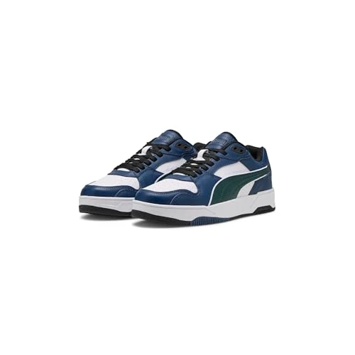 Puma Tenis Unisex Rbd Break Low, Persa Azul Verde Terrain Puma Blanco, 42.5 EU