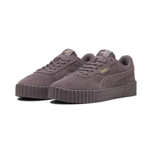 Puma Baskets Carina en Daim pour Femme, 3 0 Raisin Gold, 36 EU