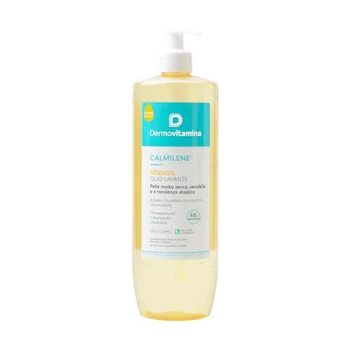 Offerta a tempo: Dermovitamina Sensioil 1L - Olio Doccia Delicato - Olio Lavante Pelli Sensibili - Alta Tollerabilità - Azione Struccante e Lenitiva - Morbidezza della Pelle - Per Tutta la Famiglia - 28% da 25.90 € a 18.66 €