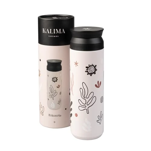Kokonote Metalen Waterfles - Kalima / 500 ml - 17 oz, Heet En Koud, Schattige Fles, Coole Cadeaus