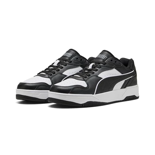 PUMA Unisex RBD Break Low Sneaker, White Black Black, 7 UK