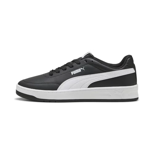 PUMA Unisex Court Classic CleanSneaker, Czarny, 40.5 EU