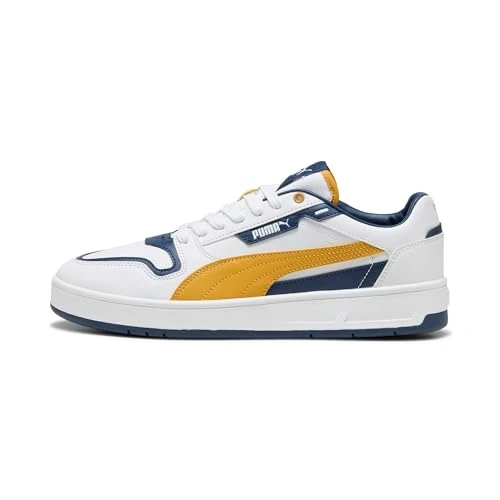 Oferta ograniczona: PUMA Uniseks Court Classic Street Sneaker, Puma Białe archiwum złoto perski niebieski, 44 EU z 210.11 PLN na 210.11 PLN (zniżka 0%)