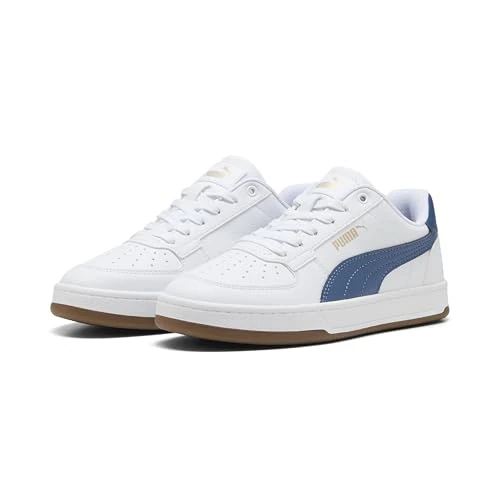 Tijdelijke aanbieding: PUMA Caven 2.0 Jr, uniseks gymschoenen voor jongens, Puma rubber wit donker indigo, 5 UK van 44.95 € naar 44.95 € (0.00% korting)