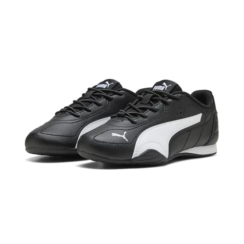 Offerta a tempo: PUMA Catch AC PS, Scarpe da Ginnastica Unisex - Bambini e Ragazzi, Puma Black-Warm White, 31 EU - 53% da 44.95 € a 21.26 €